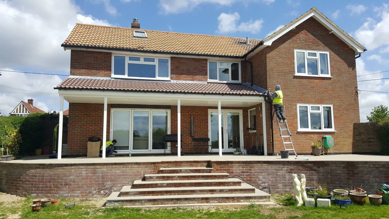 Brick Rear Extension — Covered Veranda