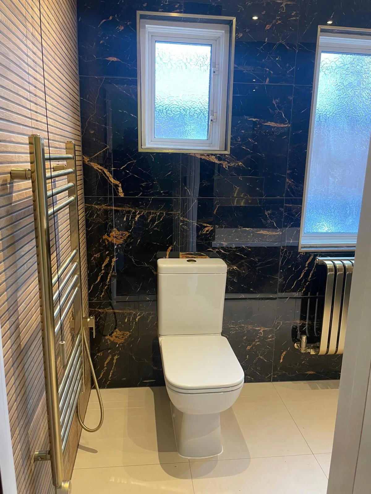 Luxury Black Marble Bathroom
